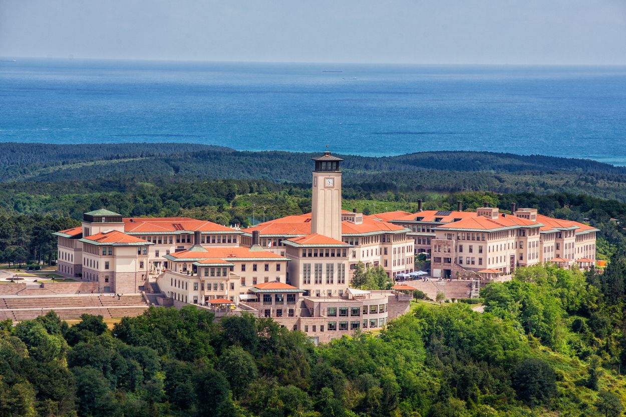 Koc University Rumelifeneri campus overlooking the Black Sea